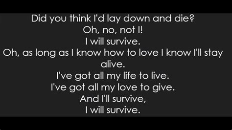 i will survive lyrics